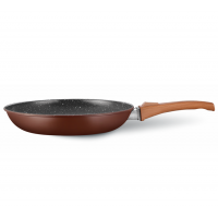 fry pan with detachable handle marble  coating  fry pan