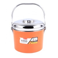 Multifunctional 6.5L stainless steel cookware large energy saving camping cooking set outdoor