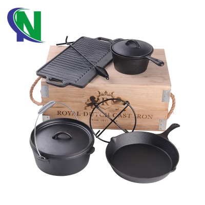 2019 china cast iron oven nonstick pot