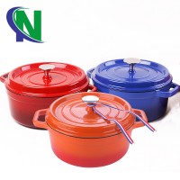 cast iron enamel coating cookware Dutch oven