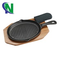 cast iron frying pan sizzling plate sizzler pan