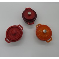 Enameled cast iron mini cocotte