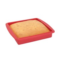 2015 Hot Sale Silicone cake mold Microwave Oven Square Cake Pan