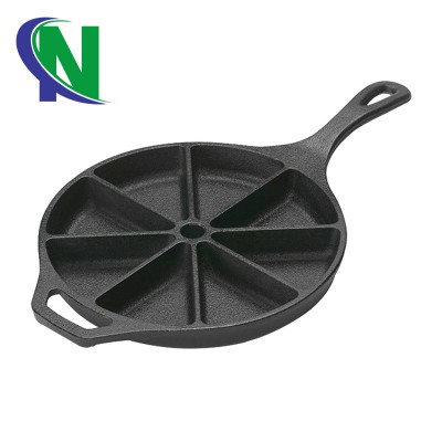 cast iron cornbread wedge pan