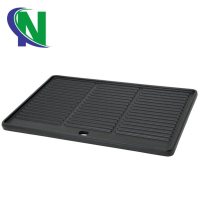 Hotsale cast iron griddle camping cookware bbq grill plate