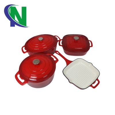 enamel cast iron kitchen cookware sets