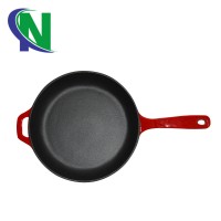 enamel cast iron skillet pan/cake pan/pizza pan