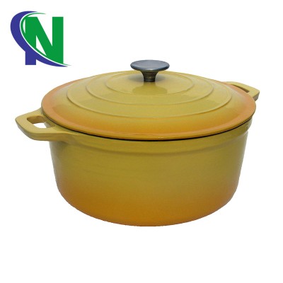 kitchenware cast iron enamel pot rice cooking pot