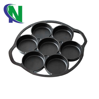 hotsale pancake pan cast iron muffin pan bakeware cake pan