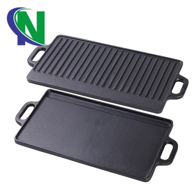 outdoor cooking pan cast iron cookware bbq grill pan